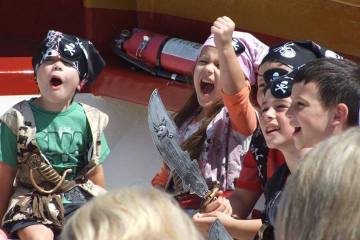 kids in pirate costumes