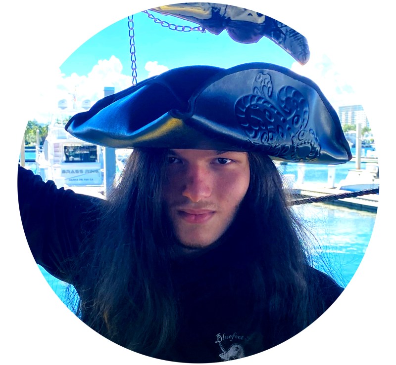 Jake a person wearing a blue hat