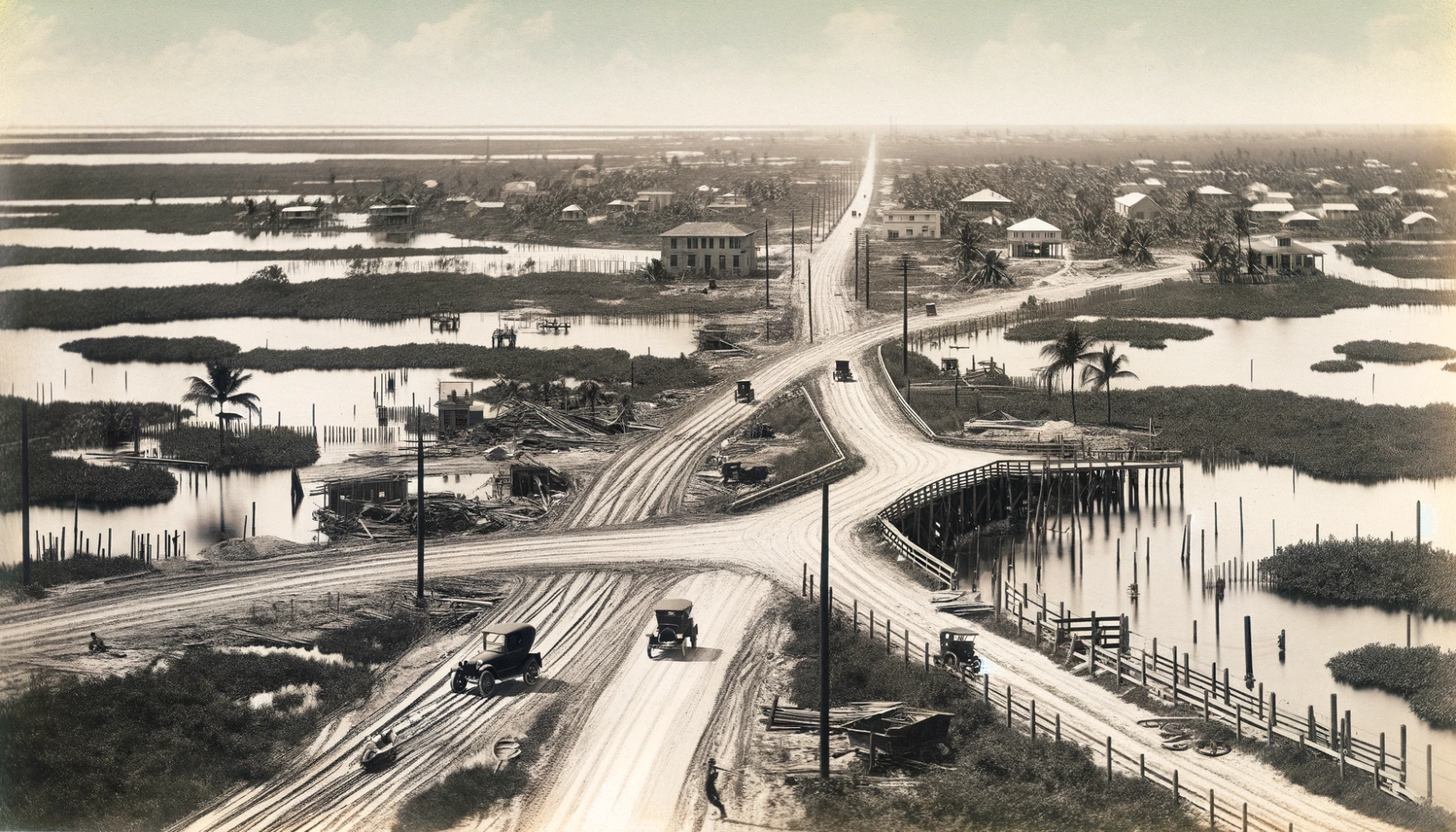 the early development of las olas