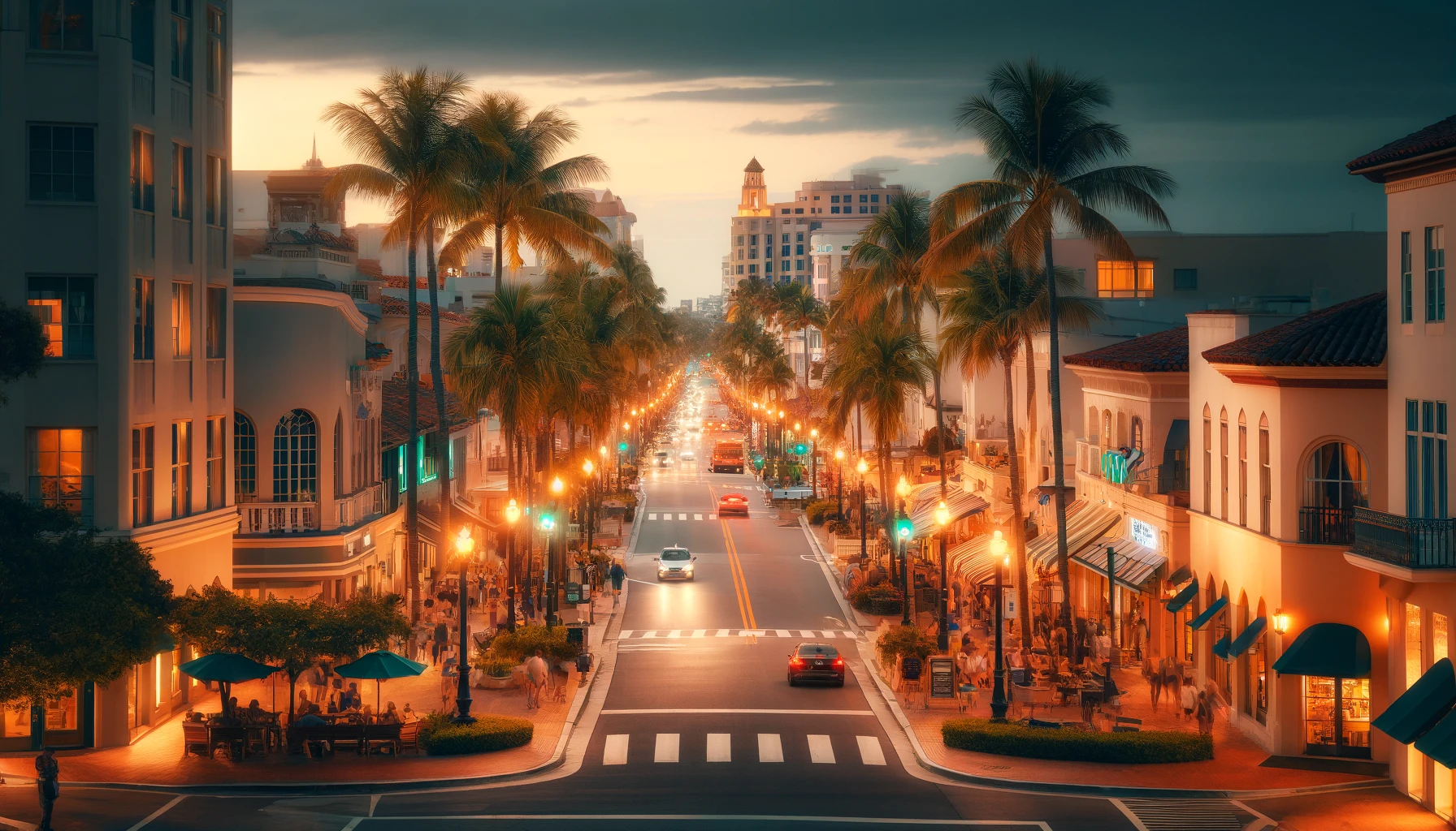 A beautiful view of Las Olas A beautiful view of Las Olas