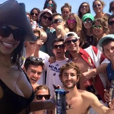 People with happy faces