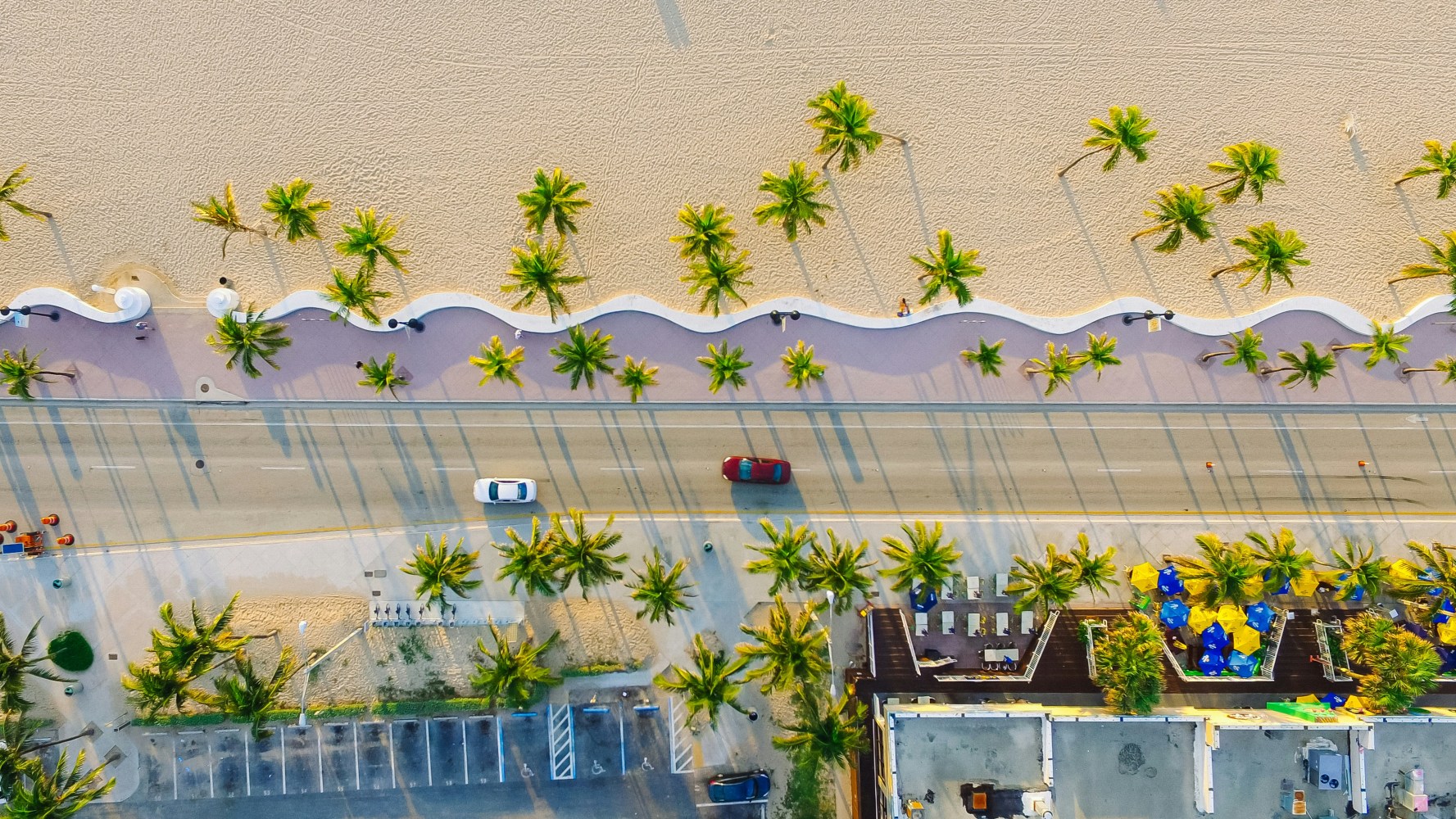 Aerial view of Fort Lauderdale beach