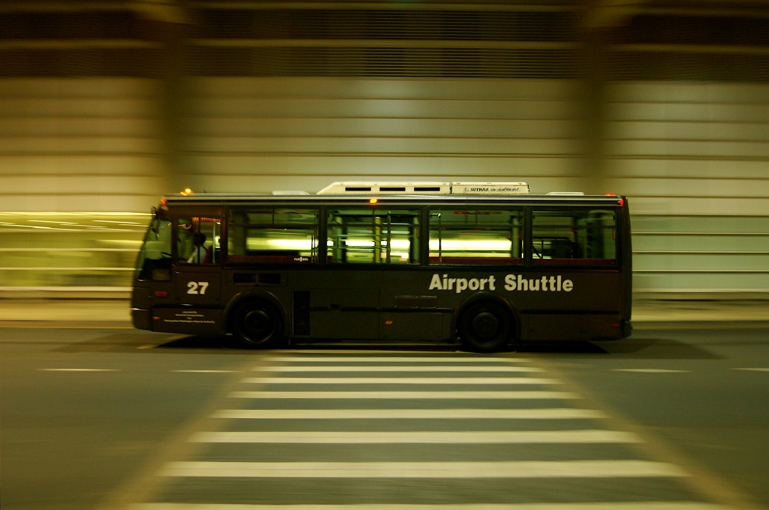 Fast moving airport shuttle