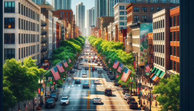 A boulevard