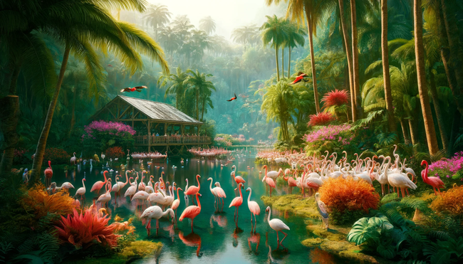 flamingo house